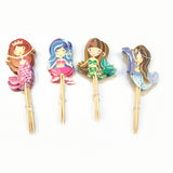 Birthday Party Decorations Kids 24 Pcs/lot Mermaid Party Cupcake Topper Party Decorations Mermaid Party Supplies Deco Marriage