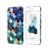 FLOVEME For iPhone 7 6 6S Plus Case Mermaid 3D Scales Case For iPhone XS Max X XR Girly Back Cover For iPhone 6 6S 7 Plus 5 5S
