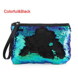 Mermaid Sequins Pencil bag Women Purse DIY Sequins Handbag Mermaid Bag Glitter Clutch Wallet Pencil Case School Stationery