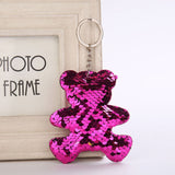 Mermaid Star Unicorn Cat Keychain Glitter Pompom Sequins Key Chain Gifts for Women Llaveros Mujer Car Bag Accessories Key Ring