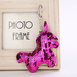 Mermaid Star Unicorn Cat Keychain Glitter Pompom Sequins Key Chain Gifts for Women Llaveros Mujer Car Bag Accessories Key Ring