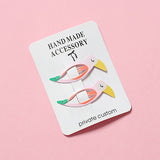 NEW Kids Hair Accessories Headwear 2-6Pcs/Set Flamingo Pineapple Fruit Hairpins Cartoon Mermaid Horse Rainbow Hair Clip for Girl