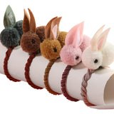 New Cute  Animals Rabbit  Style Hair Bands Felt Three-Dimensional Plush Rabbit Ears Headband For Children Girls Hair Accessories