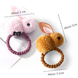 New Cute  Animals Rabbit  Style Hair Bands Felt Three-Dimensional Plush Rabbit Ears Headband For Children Girls Hair Accessories