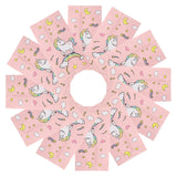 OurWarm 12pcs Unicorn Paper Gift Bags Pink Candy Bag for Unicorn Party Baby Shower Birthday Candy Box Birthday Party Supplies