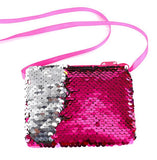 Women Mermaid Tail Sequins Coin Purse Girls Crossbody Bags Sling Money Change Card Holder Wallet Purse Bag Pouch For Kids Gifts